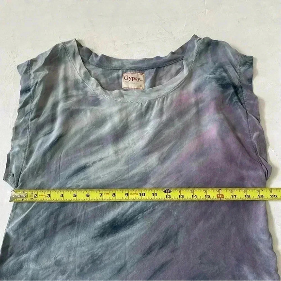 Gypsy 05 Ombre Straight Knee Length Silk Dress Size S - Picture 3 of 8